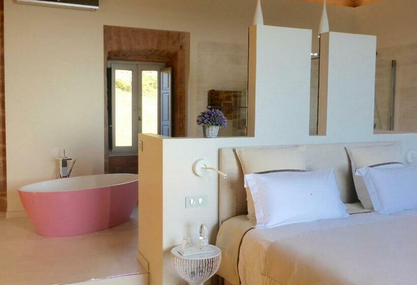 キングサイズベッドのデラックススイート, Château De Marsac