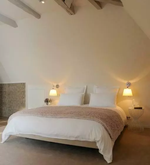 キングサイズベッドのデラックススイート, Château De Marsac