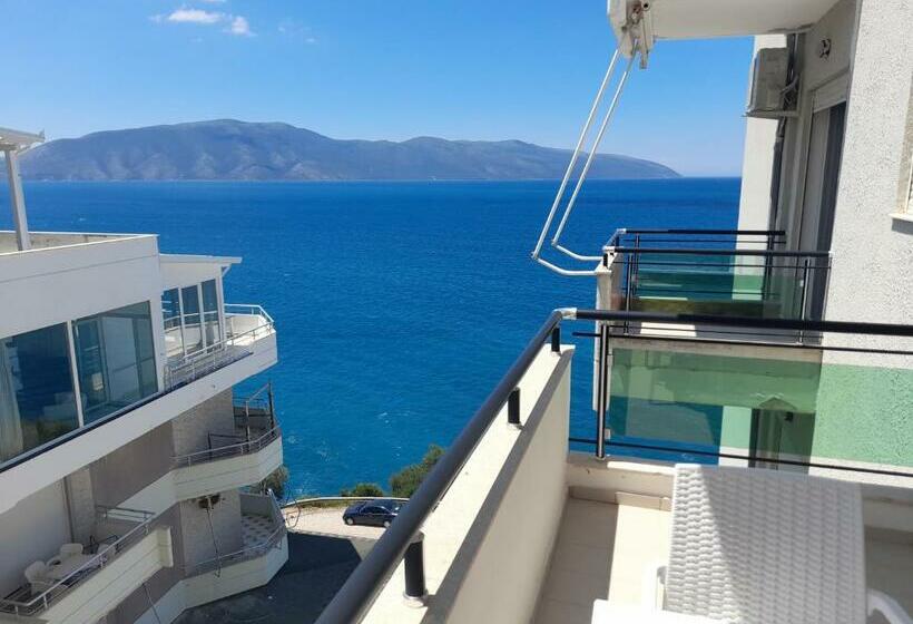 חדר דלוקס עם מרפסת נוף לים, The Blue Horizon