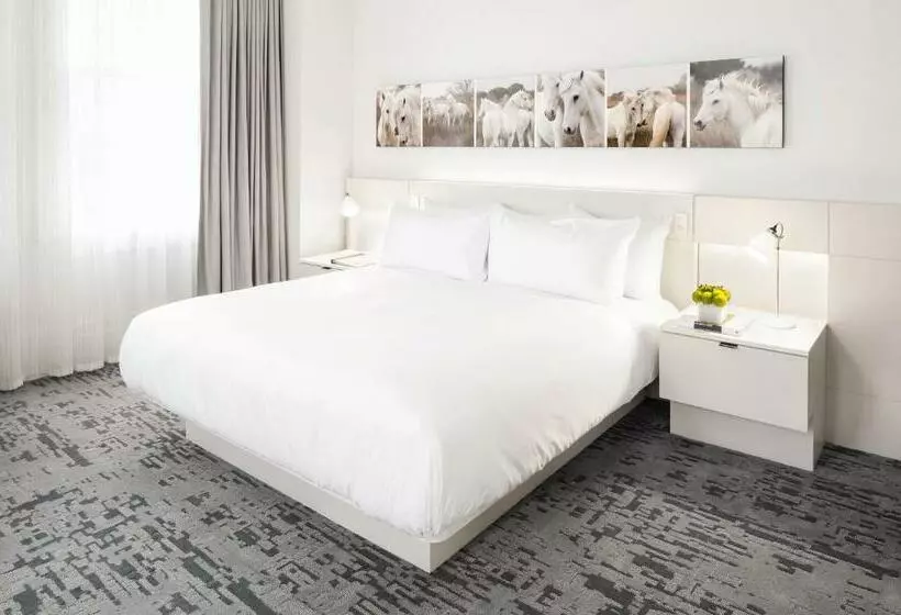 キングサイズベッドのデラックスルーム, 21c Museum Hotel Lexington
