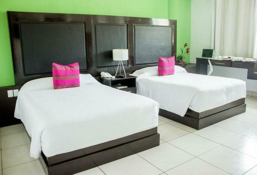غرفه قياسيه سريرين مزدوجين, Chiapas Hotel Express