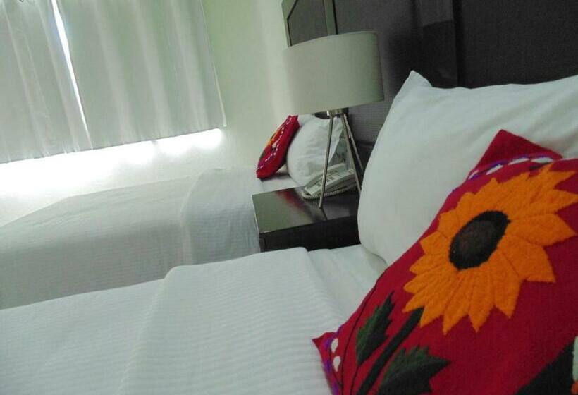 غرفه قياسيه سريرين مزدوجين, Chiapas Hotel Express