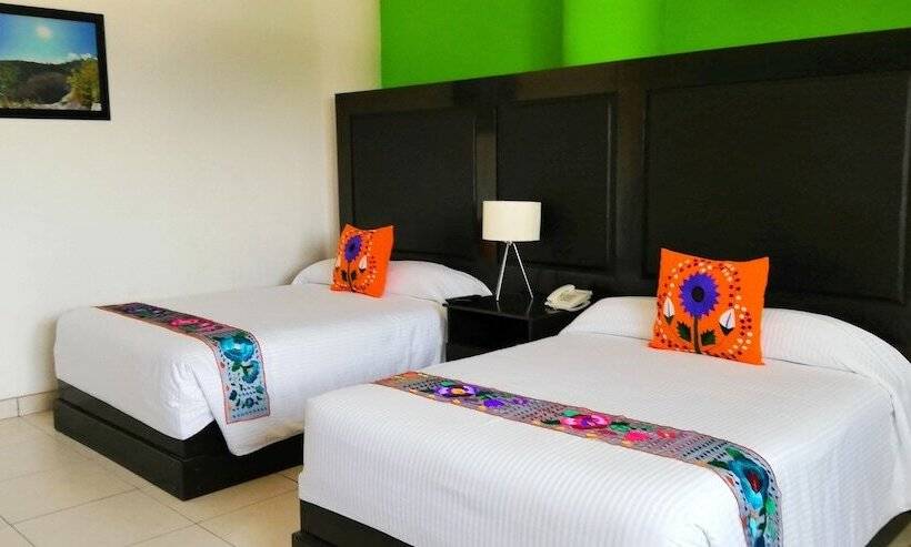 غرفه قياسيه سريرين مزدوجين, Chiapas Hotel Express