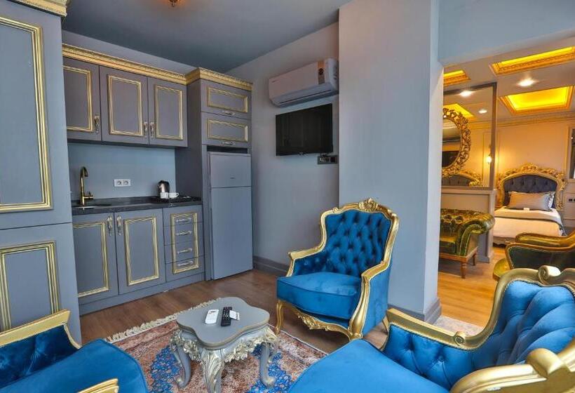 带1个卧室的豪华公寓, Real King Suite