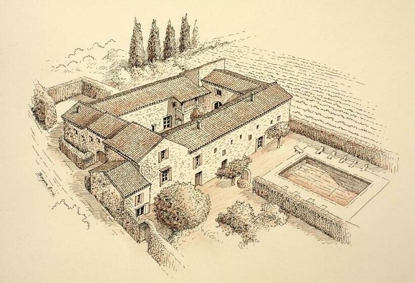Номер Стандарт с Террасой, Maison D Hôtes Lou Geneste