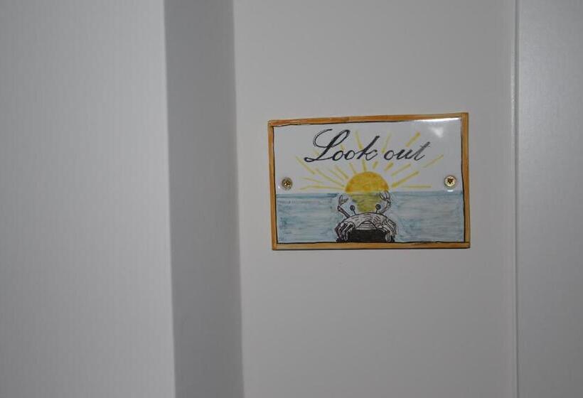 חדר דלוקס עם מרפסת נוף לים, Terra Murata Boutique B&b