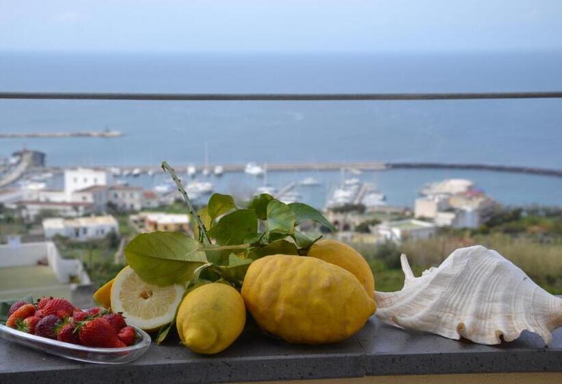 חדר דלוקס עם מרפסת נוף לים, Terra Murata Boutique B&b