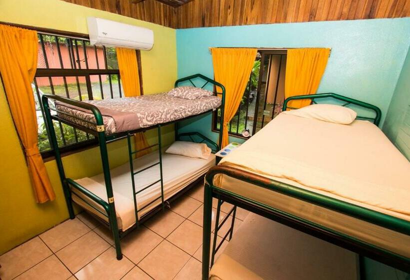 Кровать в Многоместном Номере с Общей Ванной, Pura Natura Lodge Manuel Antonio