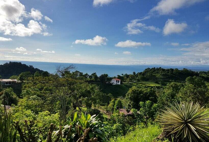سرير فى غرفة مشتركة مزودة بحمام مشترك, Pura Natura Lodge Manuel Antonio