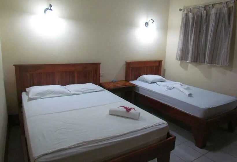 庭の見えるスタンダードトリプルルーム, Casa Moreno Hostel