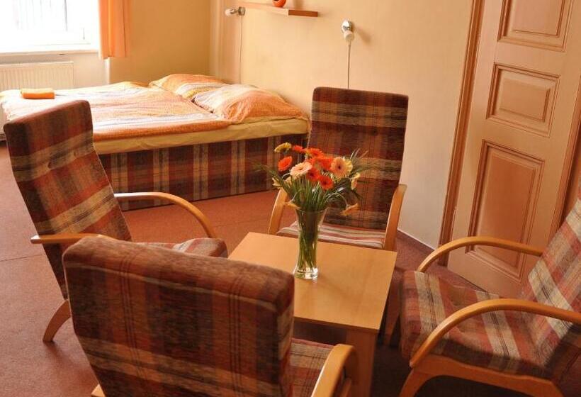 חדר משפחתי חדר אמבטיה משותף, Hostel Děčín