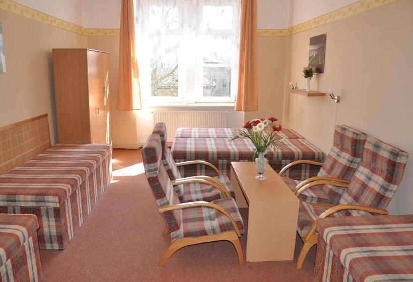 חדר משפחתי חדר אמבטיה משותף, Hostel Děčín