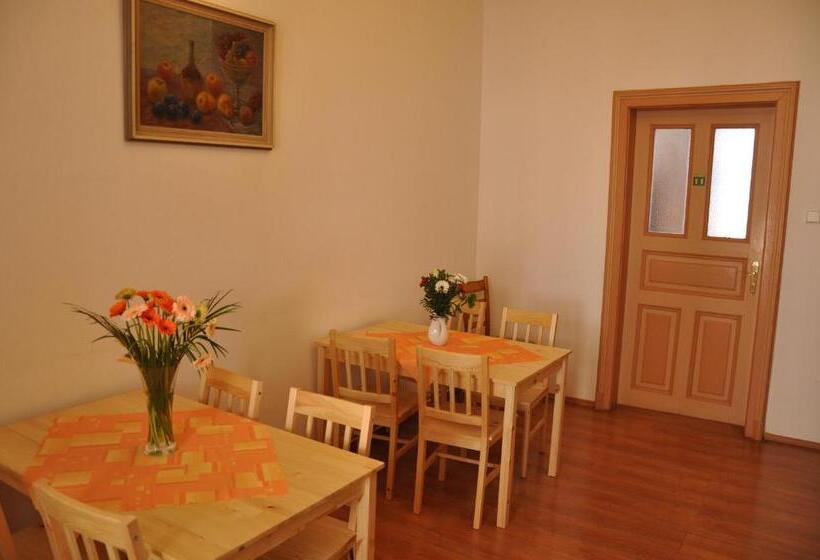 חדר סטנדרט לשלושה עם חדר אמבטיה משוף, Hostel Děčín