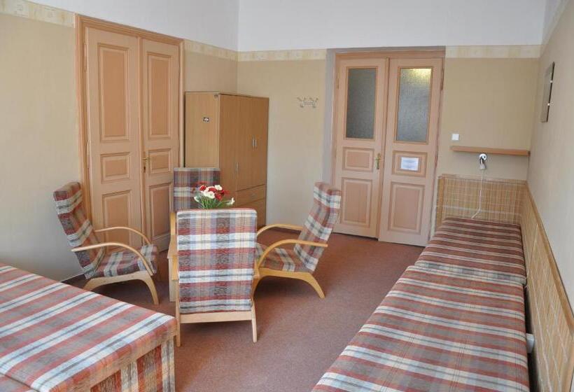 חדר משפחתי חדר אמבטיה משותף, Hostel Děčín