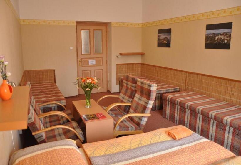 חדר משפחתי חדר אמבטיה משותף, Hostel Děčín