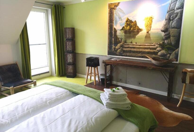 公園の見えるスタンダードルーム, Kunst Pension Frahm