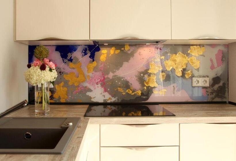 テラス付き１ベッドルームアパートメント, Kunst Pension Frahm