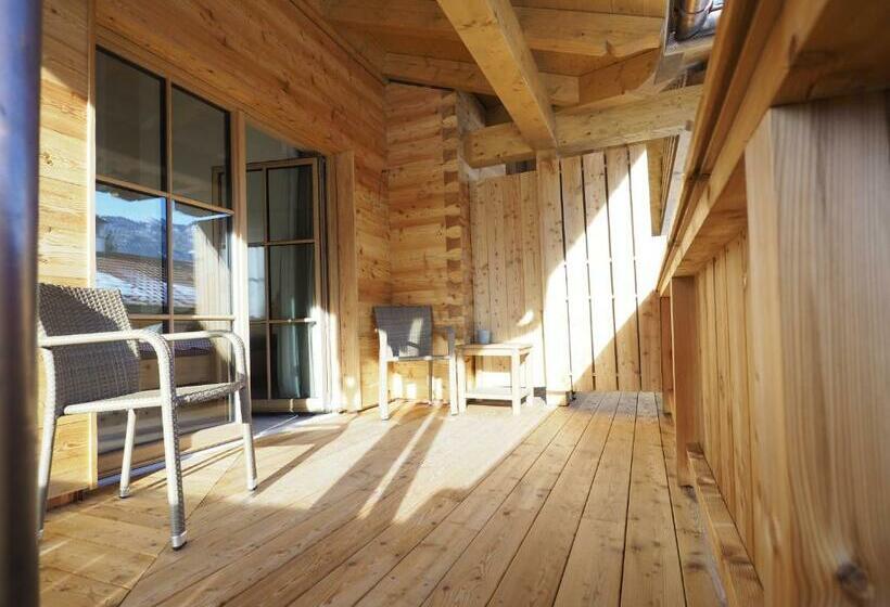 标准间带山景, Kleines Zirbelhotel   üf