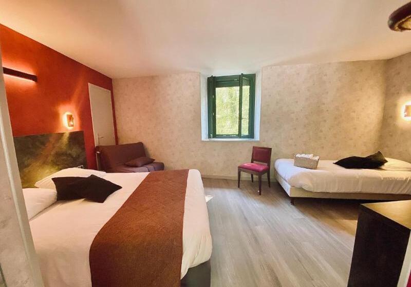 스탠다드 트리플 룸, Logis Hostellerie La Chaumiere