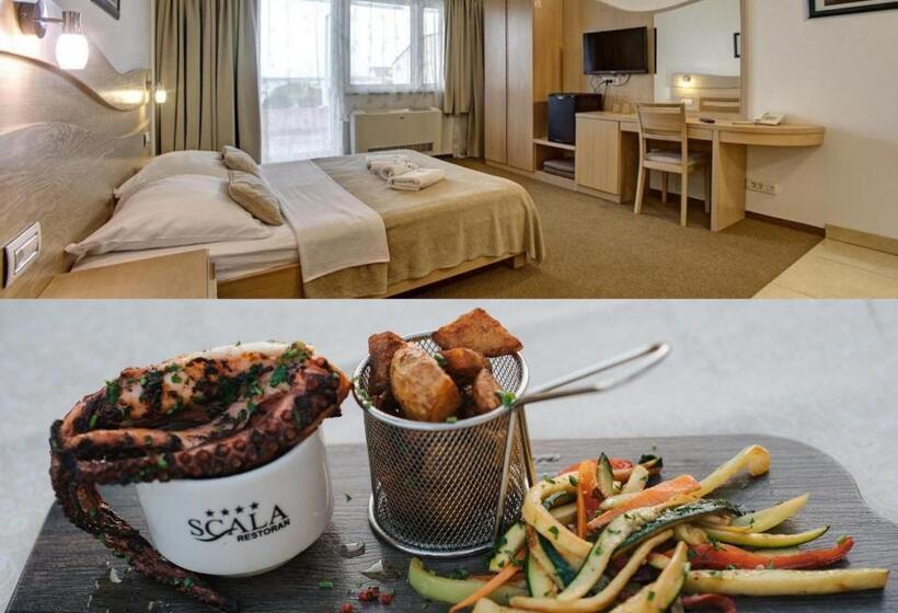 غرفة ديلوكس مطلّة علي البحر مزوَّدة بشُرفة, Scala Bed & Breakfast