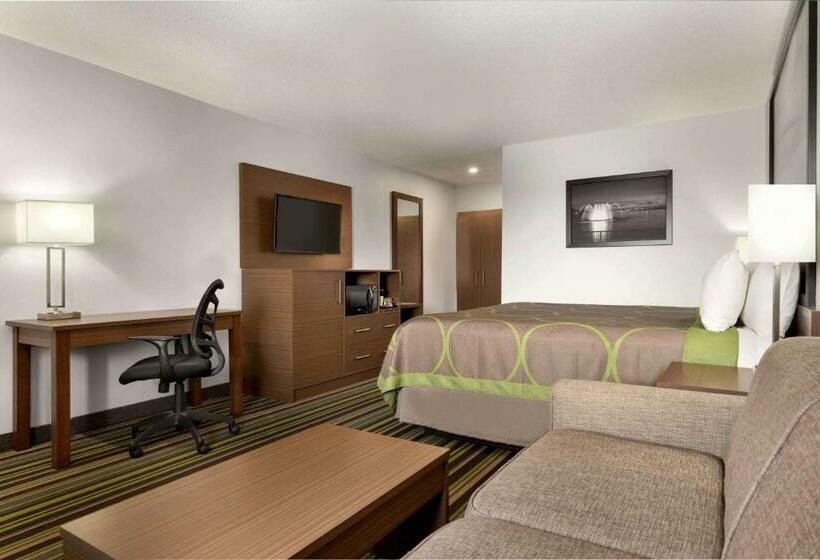 キングサイズベッドのスタンダードルーム, Super 8 By Wyndham Windsor/dougall