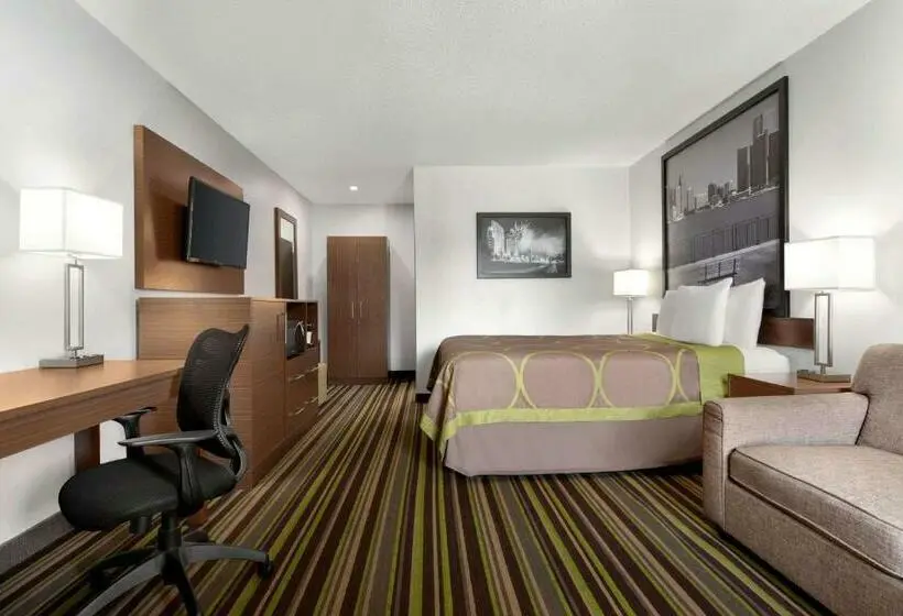 Standard-huone King-vuode, Super 8 By Wyndham Windsor/dougall