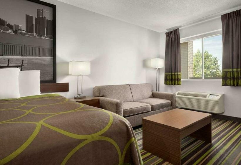 キングサイズベッドのスタンダードルーム, Super 8 By Wyndham Windsor/dougall