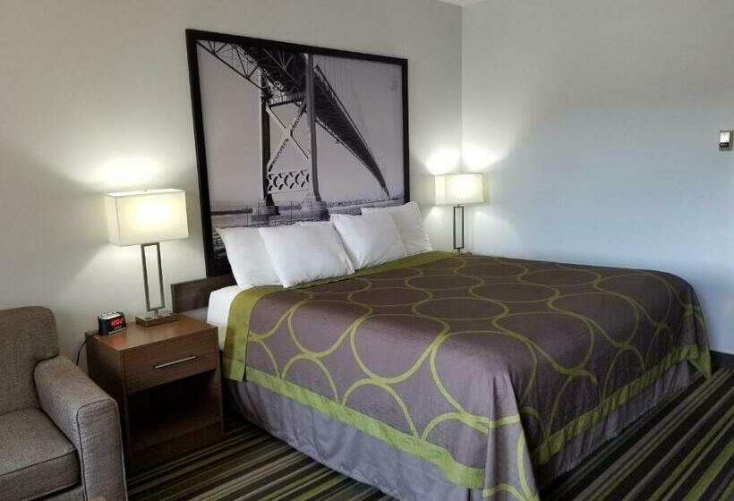 キングサイズベッドのスタンダードルーム, Super 8 By Wyndham Windsor/dougall