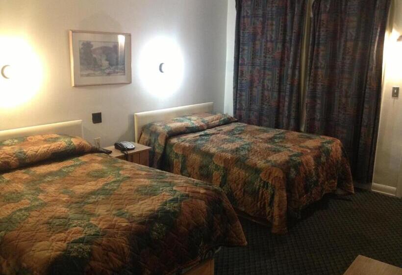 غرفه قياسيه سريرين مزدوجين, Pleasant Manor Motel