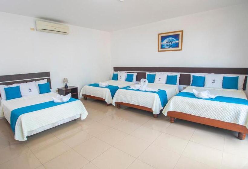 اتاق استاندارد چهارنفره با چشم‌انداز باغ, Blue Marlin