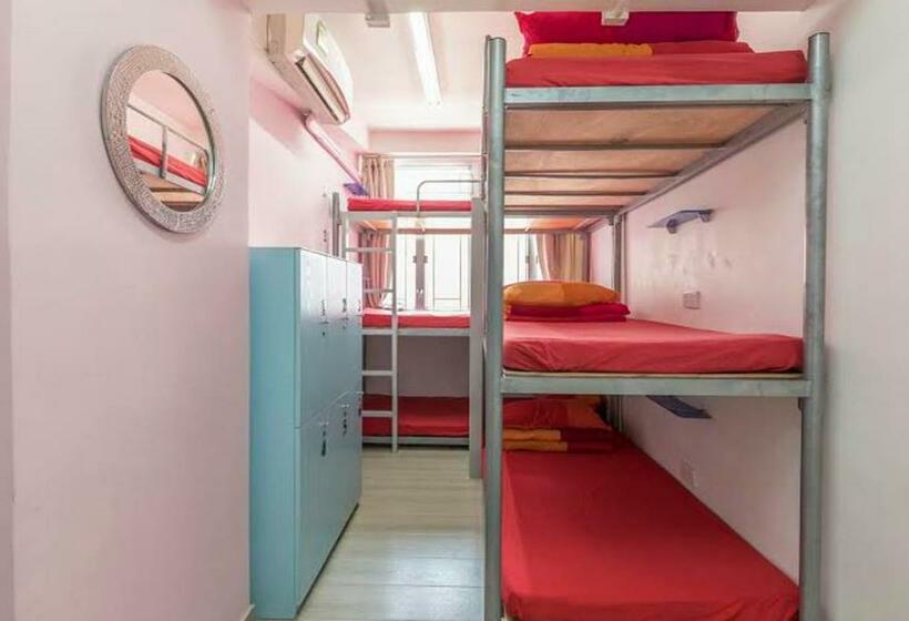 Bed in Shared Room with Shared Bathroom, Check Inn Hk