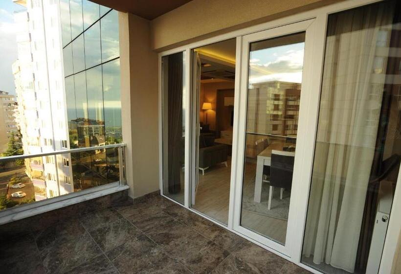 آپارتمان 2 خوابه با چشم‌انداز دریا, Qamar Prestige Suites