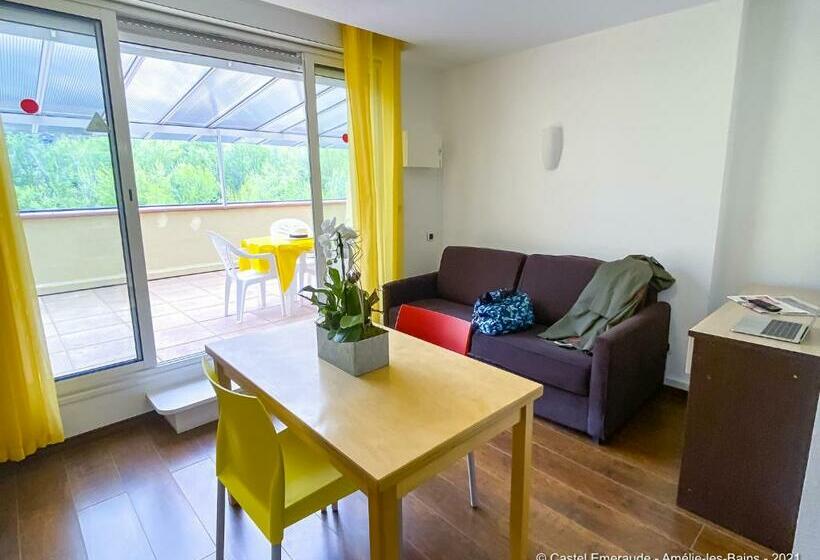 Студио Стандарт с Террасой, Appart Hotel Castel Emeraude, Charme Et Caractère