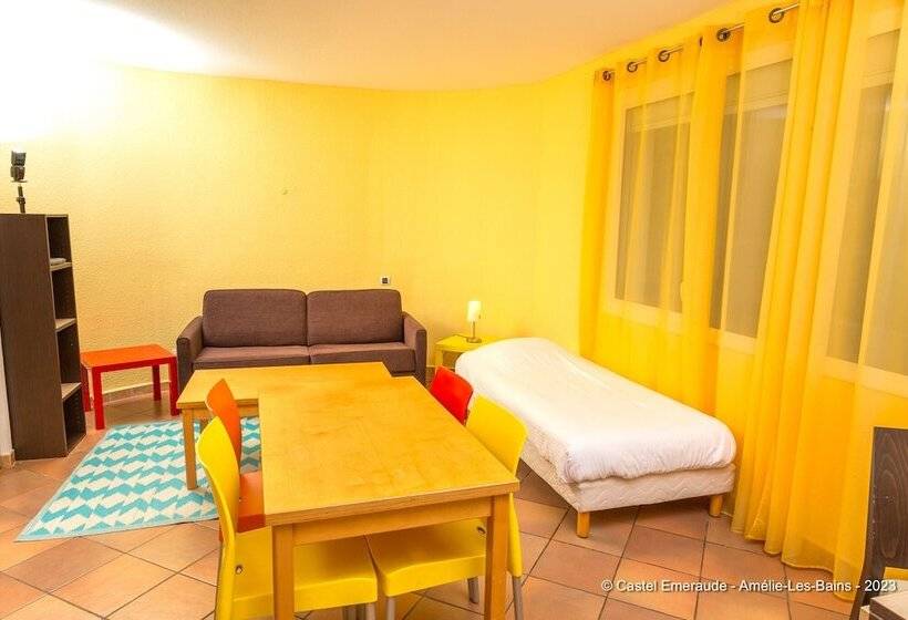 Апартаменты Комфорт 1 Спальня, Appart Hotel Castel Emeraude, Charme Et Caractère