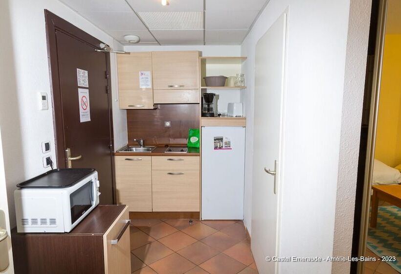 Апартаменты Комфорт 1 Спальня, Appart Hotel Castel Emeraude, Charme Et Caractère