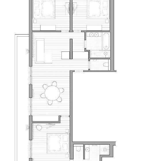 1ベッドルームのデラックスアパートメント, Appart Hotel Knappaboda