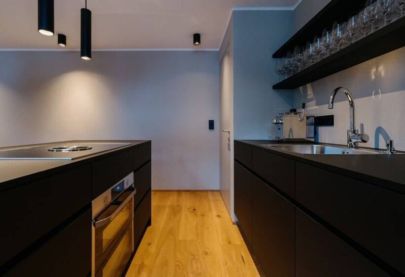 1ベッドルームのデラックスアパートメント, Appart Hotel Knappaboda