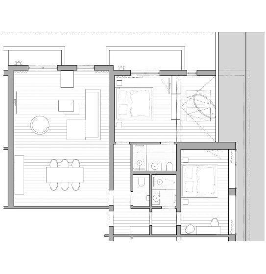2ベッドルームデラックスアパートメント, Appart Hotel Knappaboda
