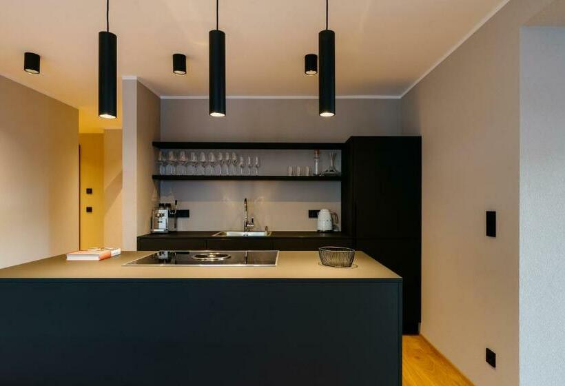 1ベッドルームのデラックスアパートメント, Appart Hotel Knappaboda