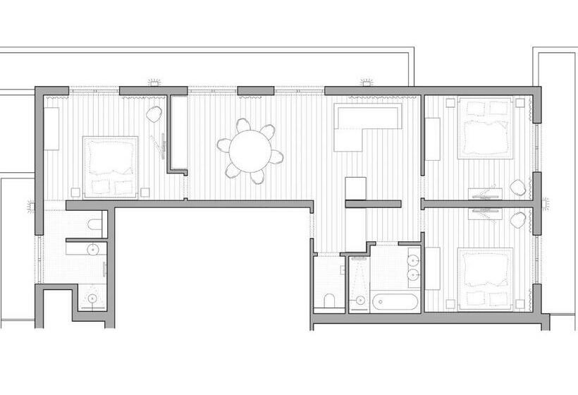 1ベッドルームのデラックスアパートメント, Appart Hotel Knappaboda