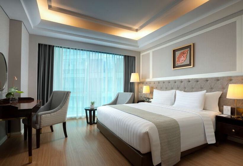 غرفة ديلوكس مطلّة علي الحديقة, Wyndham Panbil Batam