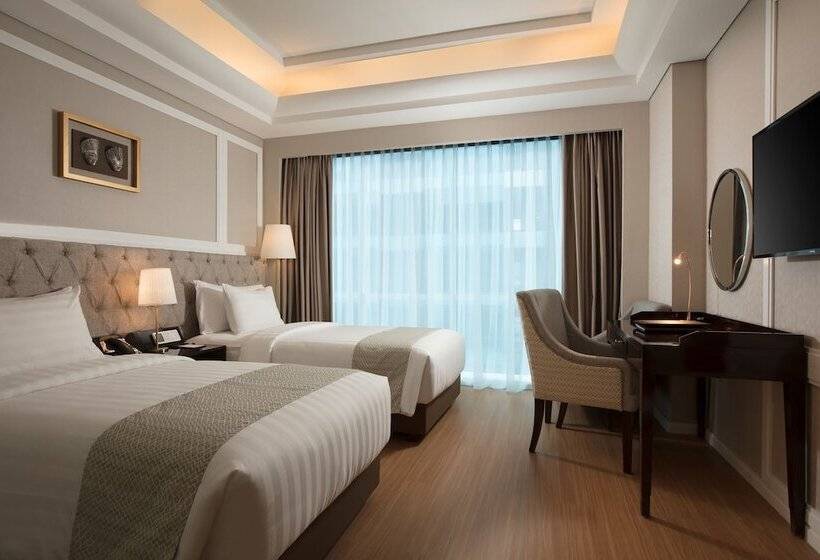 غرفة ديلوكس مطلّة علي الحديقة, Wyndham Panbil Batam