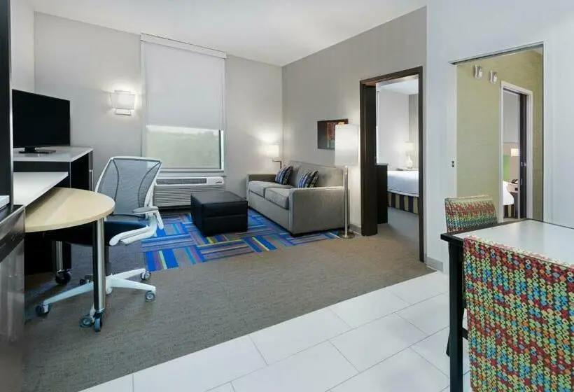 キングサイズベッドのスイートルーム, Home2 Suites By Hilton Austin Airport