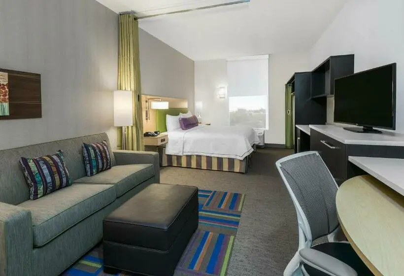 キングサイズベッドのデラックススイート, Home2 Suites By Hilton Austin Airport