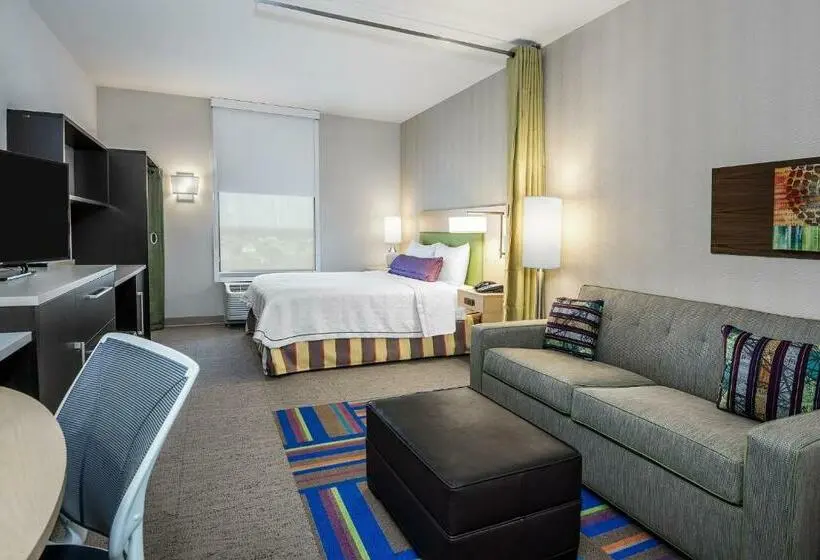 キングサイズベッドのデラックススイート, Home2 Suites By Hilton Austin Airport