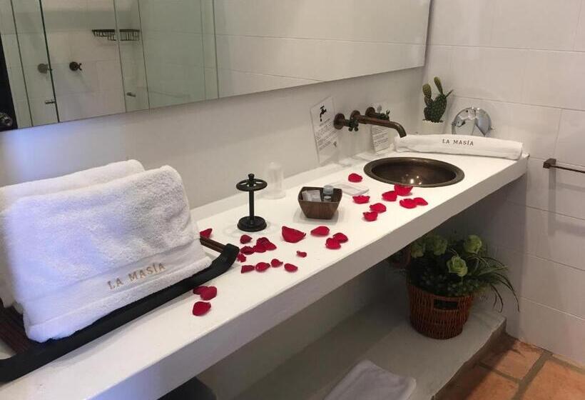 带大床的高级房间, La Masia Hotel Boutique