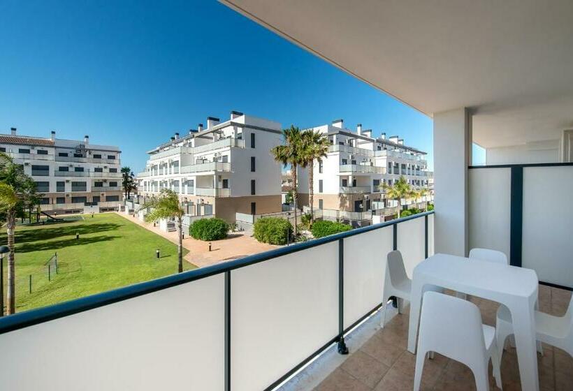 テラスつきの２ベッドルームアパートメント, Las Dunas