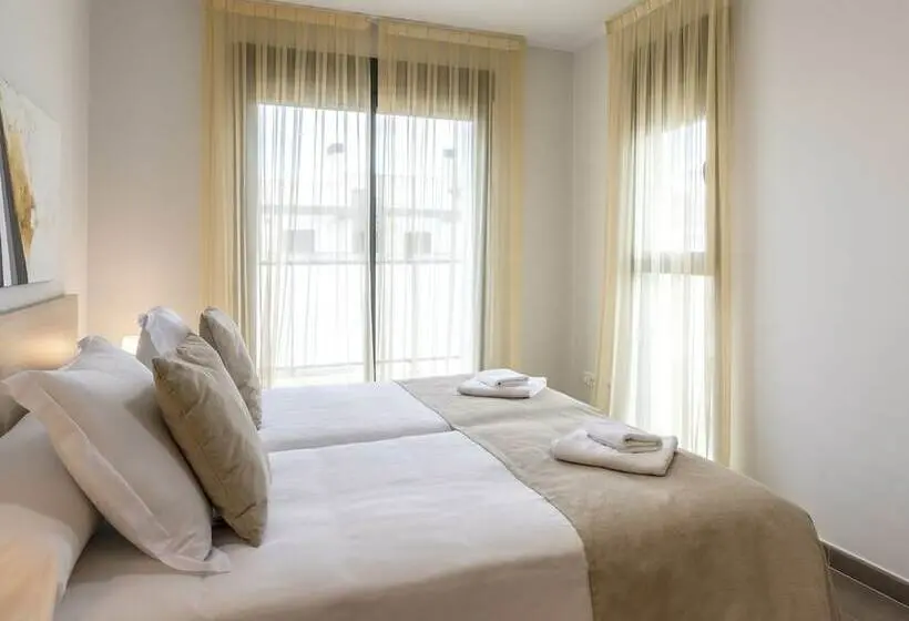 Huoneisto 2 Makuuhuonetta Terassi, Las Dunas
