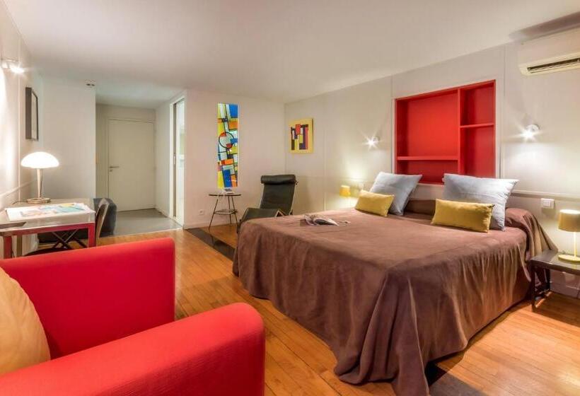 غرفة ديلوكس مطلة على المتنزه, Le Corbusier