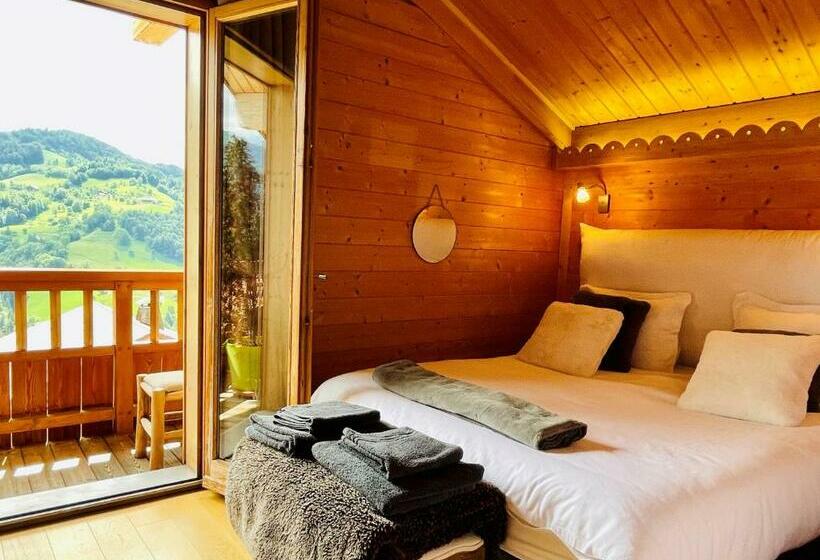 اتاق استاندارد با چشمانداز کوهستان, Le Paret Chambres D Hôtes De Charme & Spa